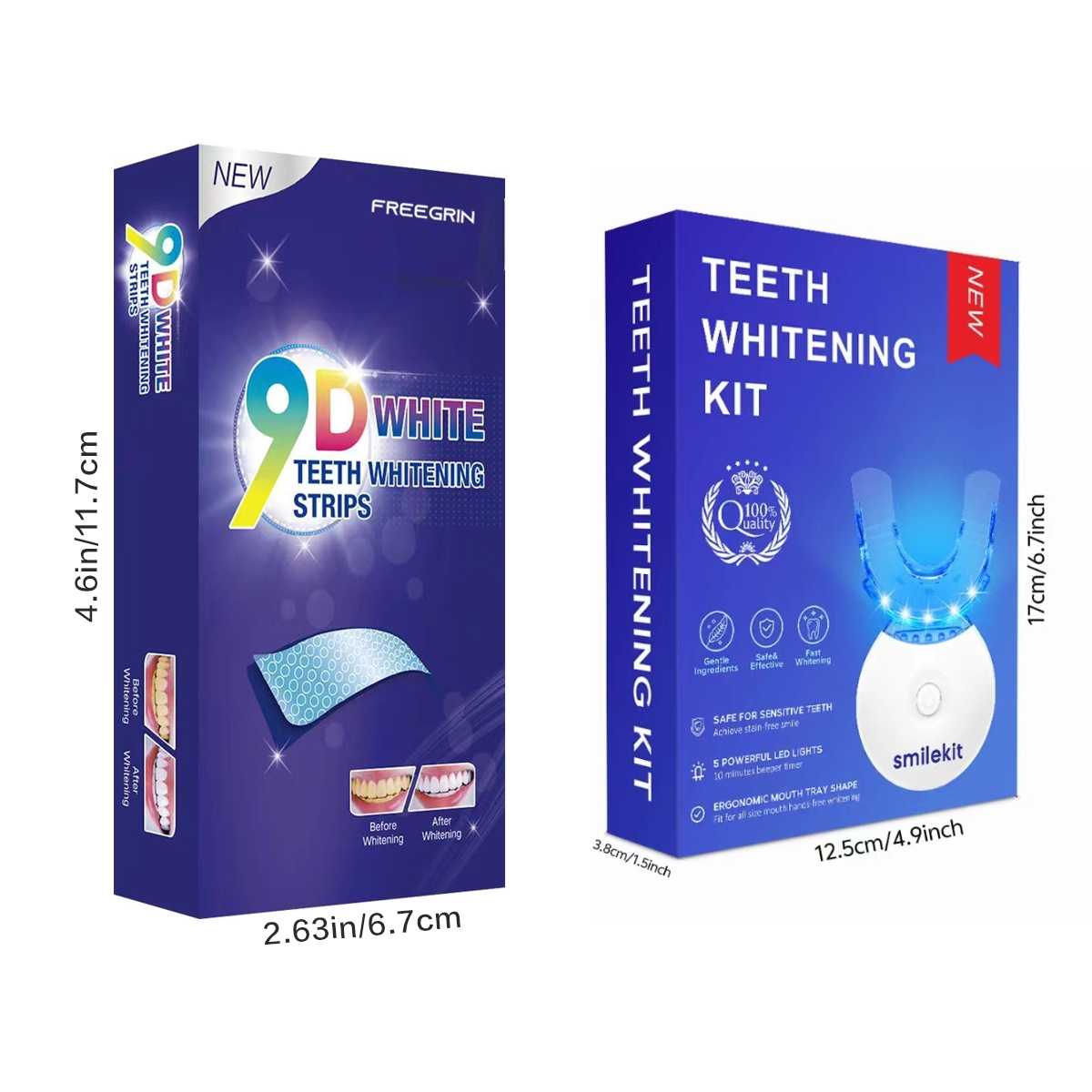 Teeth Whitening Kit - 5X LED L - Teeth Whitening Kit recension och pris