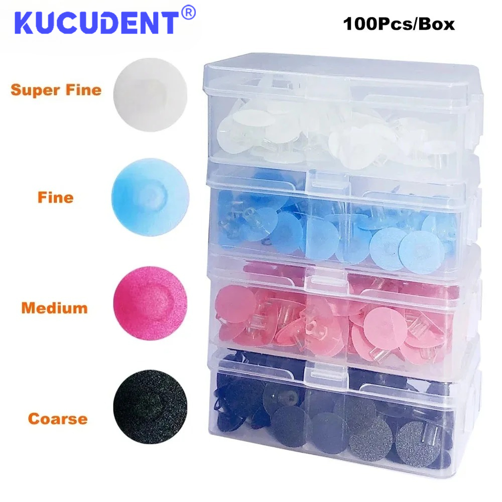 100Pcs Dental Polishing Discs  - Teeth Whitening Kit recension och pris